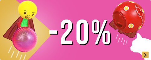 20% korting op kattenspeelgoed